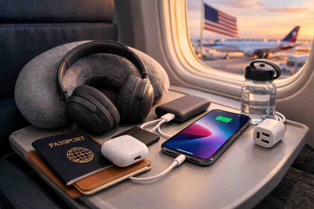 Best Travel Gadgets For Long Flights That Seasoned Travelers Always Carry