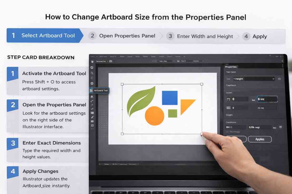 How to Change Artboard Size from the Properties Panel
