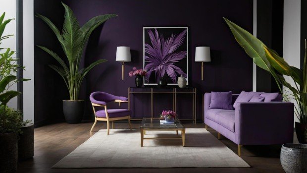 What Colors Go Good With Purple in Home Decor