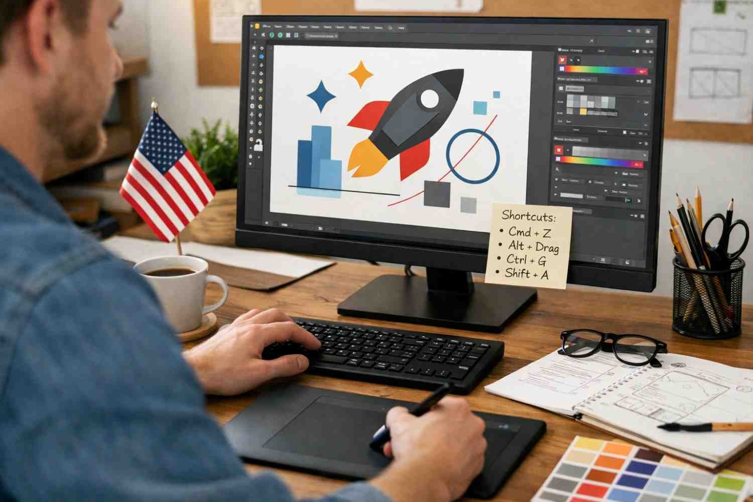 Why Illustrator Shortcuts Matter for Designers